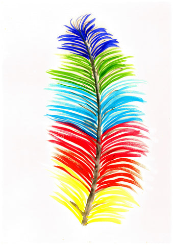 'Feather' - card